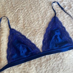 Silk Blend Blue Stella McCartney Bra